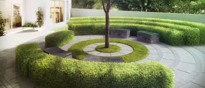 Godrej Coimbatore Plots Elderly Seating Area by Godrej Properties located at Chettipalayam, Coimbatore Tamil Nadu